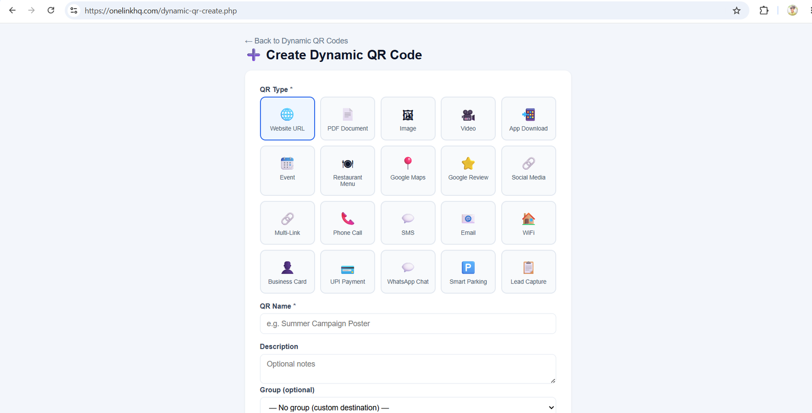 Dynamic QR Code